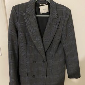 Wilfred Plaid Blazer